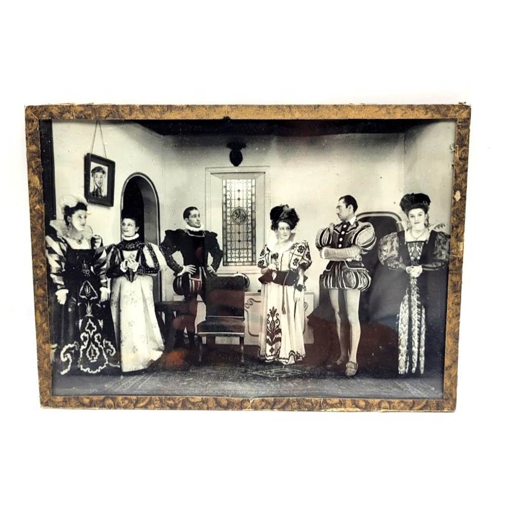 Vintage 1930s Hamlet Broadway Production Photo Rudolph Valentino Signed France